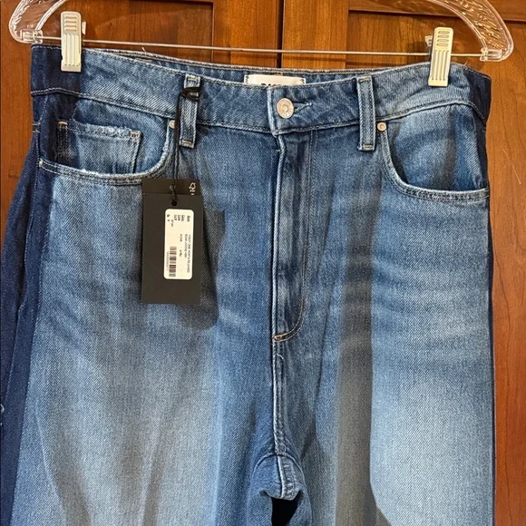 Paige Portia Wide Leg Released Hem Jeans - Picture 3 of 10